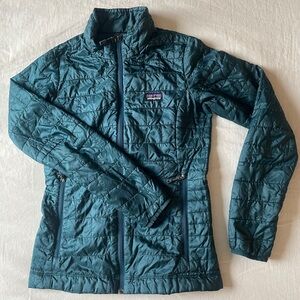 Patagonia Teal Puffer Jacket